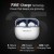 Fire-Boltt Fire Pods Ninja Pro 402 Earbuds TWS, Crisp Calling, White Blue
