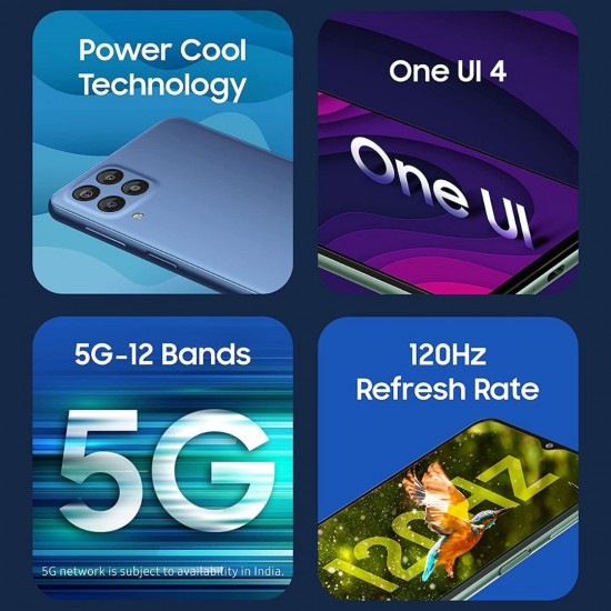 Samsung Galaxy M33 5G (128GB ROM 6GB RAM) 5nm Processor, 6000mAh Battery, Deep Ocean Blue