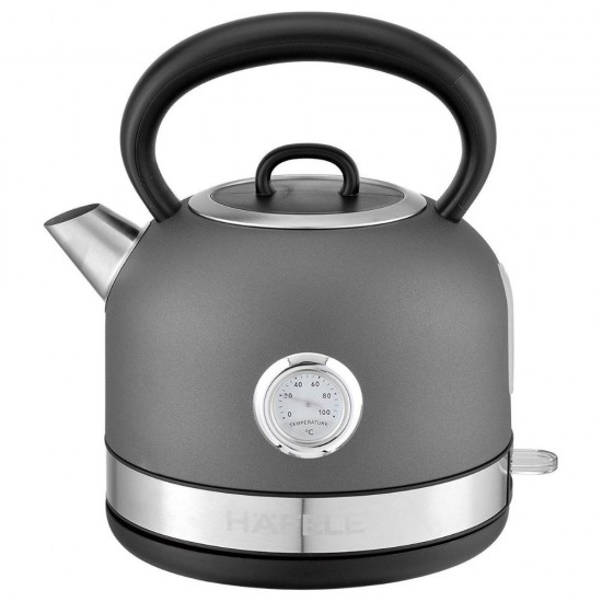 Hafele Dome 1.7 L Electric Stainless Steel Electric Kettle, Grey