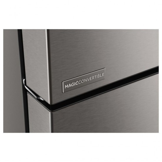 Haier 630 Litres Frost Free Expert Inverter Side-by-Side Refrigerator Jumbo Ice Maker, Inox Steel
