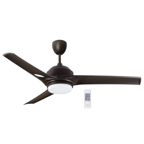 Havells Ebony 1320mm 3 Blade Ceiling Fan with Remote, Oil Rubbed Bronze