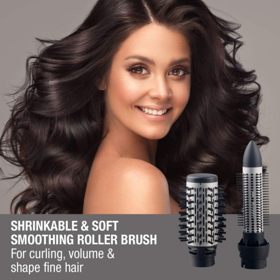 Havells HC4085 5 in 1 Hair Styler Straightener, 19mm Curler, Black
