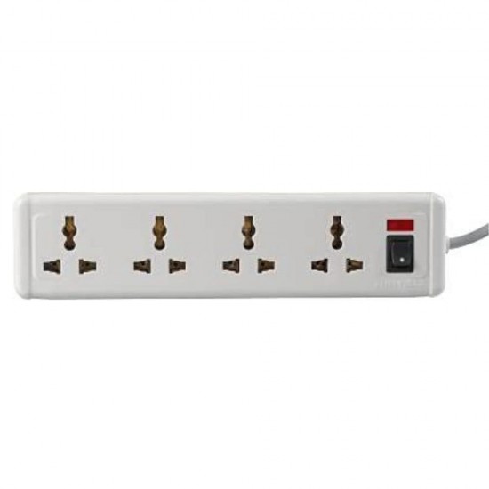 Havells SpikeStar 4+1 Surge & Spike Guard 4 Socket Extension Boards, White