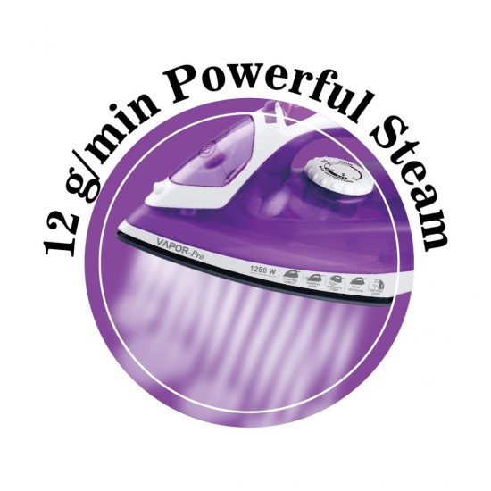 Havells Vapor Pro 1250 W Steam Iron, Purple