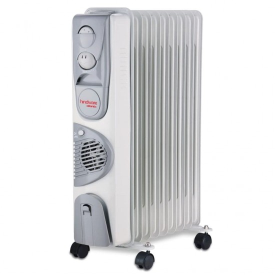 Hindware Salome 9 Fin OFR With Forced Rapid Heating Room Heater, Grey