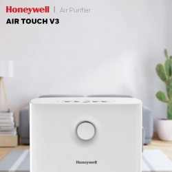 Honeywell Air touch V3 Indoor Air Purifier, Pre-Filter, H13 HEPA Filter, Activated Carbon Filter, White
