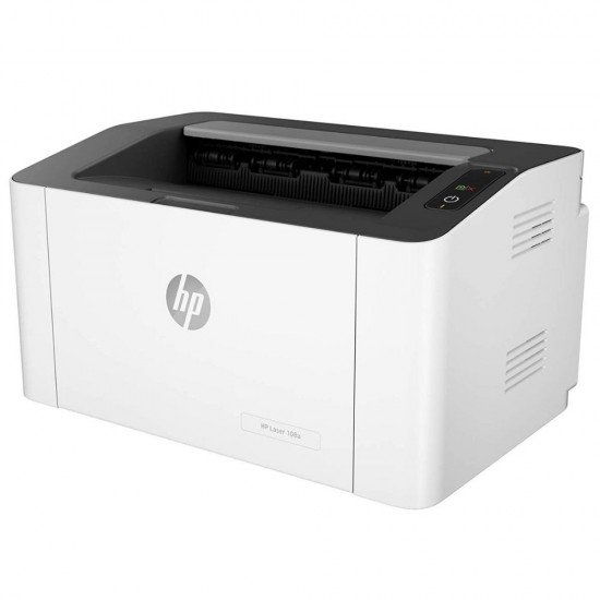HP Laserjet 108A Single Function Monochrome Laser with USB Connectivity Printer, White