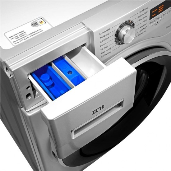 IFB 7 Kg 5 Star Fully Automatic Front Loading Washing Machine Serena WXS, Silver