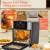 INALSA Aero Crisp 16L Air Fryer Oven – 12-in-1 Multifunction, 1800W Power, Stainless Steel Body, Rotisserie, Convection, silver/ Black