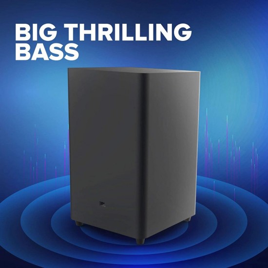 JBL Bar 2.1 Deep Bass Dolby Digital Soundbar & Home Theatre 2.1 Channel 300 Watts, Black