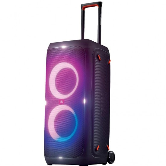 JBL Partybox 310 Portable Bluetooth Party Speaker, Dynamic Light Show, Guitar & Mic Support, 240 Watts, Black