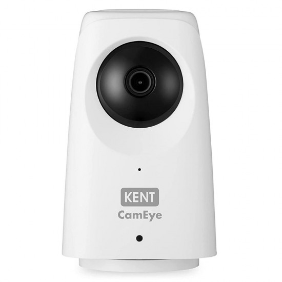 Kent CamEye Home Camera 360 Security Camera Full HD 1080p Night Vision & Offline Recording With Motion Tracking and Human Detection, White