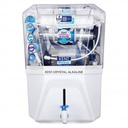 Kent Crystal Alkaline 11122 RO+UV+UF+TDS 11 Letter Zero Water Wastage Electrical Water Purifier, White