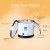Kent Smart Multi Cooker 1.2 Liters 800W, Electric cooker with Steamer & boiler for Idlis, White
