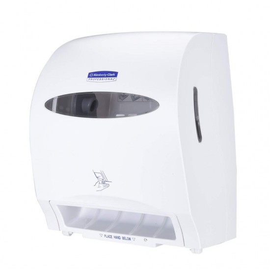 Kimberly-Clark 49807 Electronic Hard Towel Roll Dispenser, White Kimberly-Clark 49807 Electronic Hard Towel Roll Dispenser, White