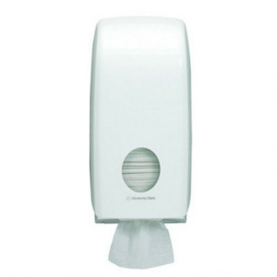Kimberly-Clark 69460 Aquarius Toilet Tissue Dispenser Compatible with Scott Toilet Paper, White Kimberly-Clark 69460 Aquarius Toilet Tissue Dispenser Compatible with Scott Toilet Paper, White
