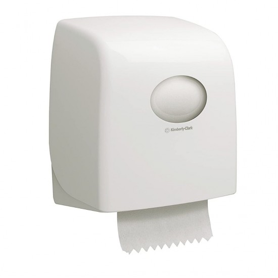 Kimberly-Clark 69530 Slim Roll Aquarius Hand Tissue Dispenser, White Kimberly-Clark 69530 Slim Roll Aquarius Hand Tissue Dispenser, White