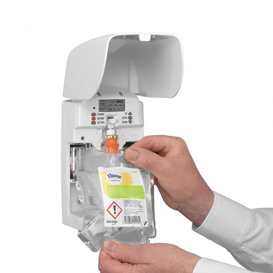Kimberly-Clark 69940 Aquarius Automatic Airfreshner Dispenser & Kleenex AirCare AirFreshner, White Kimberly-Clark 69940 Aquarius Automatic Airfreshner Dispenser & Kleenex AirCare AirFreshner, White