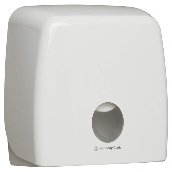 Kimberly Clark 70260 Aquarius Jumbo Toilet Roll Dispenser, White Kimberly Clark 70260 Aquarius Jumbo Toilet Roll Dispenser, White