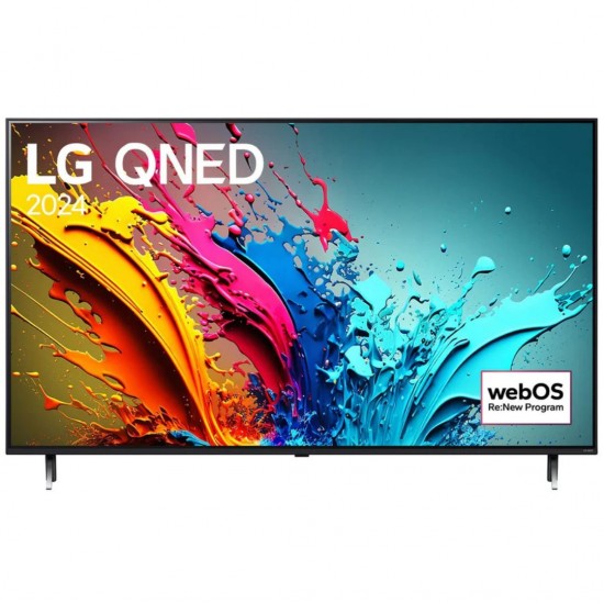 LG 55QNED88T6A 55 Inch QNED 4K Ultra HD Smart TV with α8 AI Processor, Dolby Vision, Dolby Atmos & 120Hz Refresh Rate WebOS , White