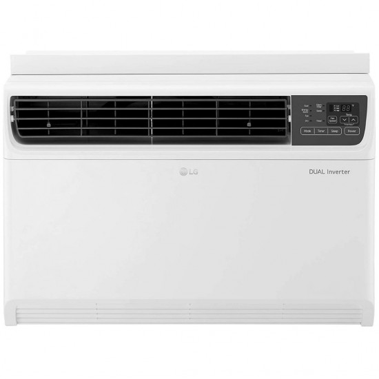 LG 1.5 Ton 3 Star Dual Inverter Convertible 4-in-1 cooling (2022 Model) Window AC Copper Condenser JW-Q18WUXA, White