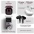 Noise Buds Prima 2 Earbuds with 50 hrs of playtime and Quad Mic Bluetooth Headset, White