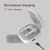 Noise Buds Prima 2 Earbuds with 50 hrs of playtime and Quad Mic Bluetooth Headset, White