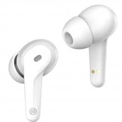 Noise Buds Prima 2 Earbuds with 50 hrs of playtime and Quad Mic Bluetooth Headset, White