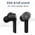 Noise Buds VS303 Truly Wireless With 24 Hour Playtime, Speaker Driver and Full Touch Control Bluetooth Headset, Jet Black