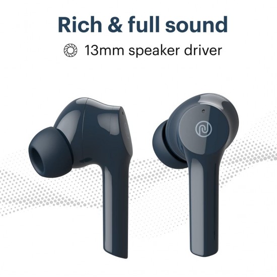 Noise Buds VS303 Truly Wireless With 24 Hour Playtime, Speaker Driver and Full Touch Control Bluetooth Headset, Space Blue