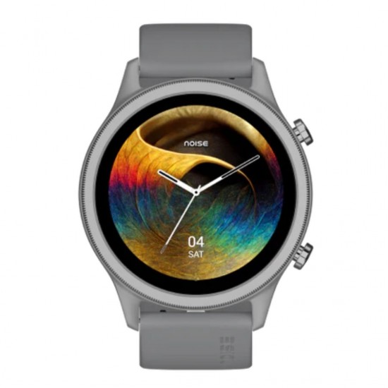 Noise Evolve 3 1.43" Amoled Smartwatch, 100+ Sport Modes, IP68 Water Resistance, Silver Grey