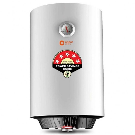 Orient Electric Ecosmart Plus 15L 5 Star 2000W Vertical Storage Water Geyser, White