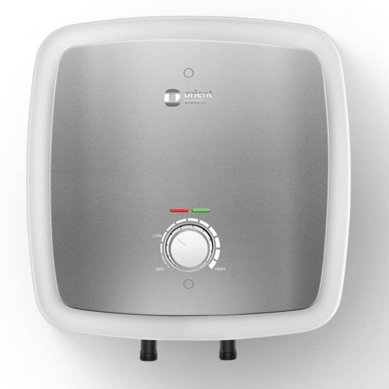Orient Electric Enamour Prime 15L Glassline Storage Water Heater Geyser, 5-layer safety shield, White