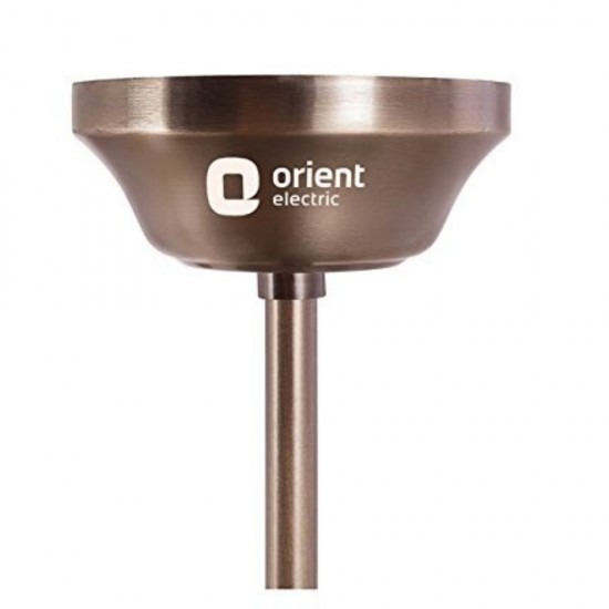 Orient Electric Subaris 1300mm 5 Blade Underlight Ceiling Fan, Antique Brass