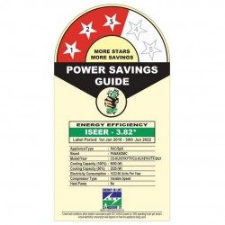 Panasonic 1.5 Ton 3 Star Inverter Split AC Copper KU18YKYTF, White