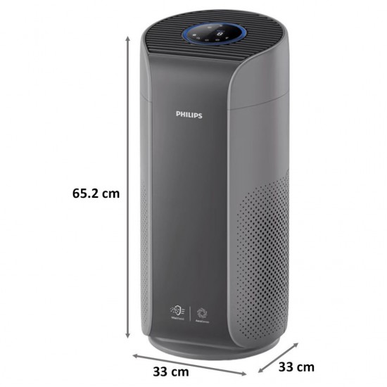 Philips AC2959/63 Series 2000i Air Purifier, Dark Grey and Mid Grey