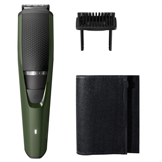 Philips BT3231/15 Smart Beard Trimmer, 60 min run time with Quick Charge, Green