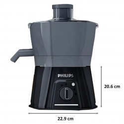Philips Viva Collection HL7580/00 600 Watts 3 Jars Juicer Mixer Grinder, Black
