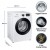 Samsung 8 kg 5 Star Fully Automatic Front Load Washing Machine, Ecobubble Technology, WW80T4040CX1TL, White