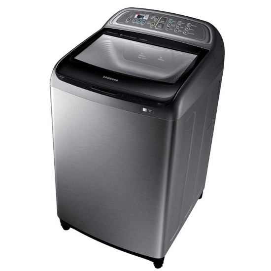 Samsung 11 kg 5 Star Inverter Fully-Automatic Top Loading Washing Machine WA11J5751SP/TL, Inox Grey