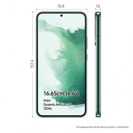 Samsung Galaxy S22 Plus 256GB ROM, 8GB RAM, SM-S906EZGGINU, Green