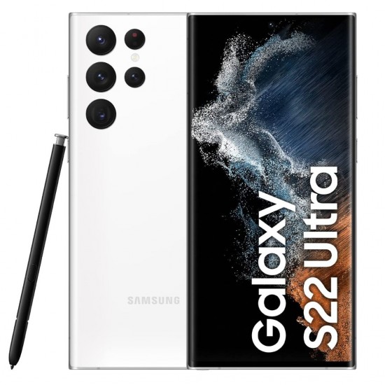 Samsung Galaxy S22 Ultra 256GB ROM, 12GB RAM, SM-S908EZWGINU, Phantom White