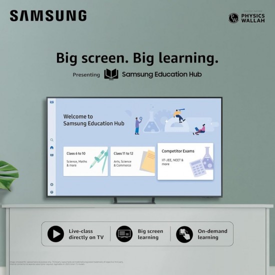 Samsung UA50DUE70BKLXL 125 cm (50 inches) D Series Crystal 4K Vivid Ultra HD Smart LED TV, Black