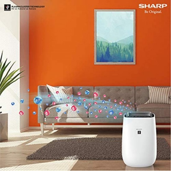 Sharp FP-J40M-W True HEPA H14 EN1822 Portable Room Air Purifier, White