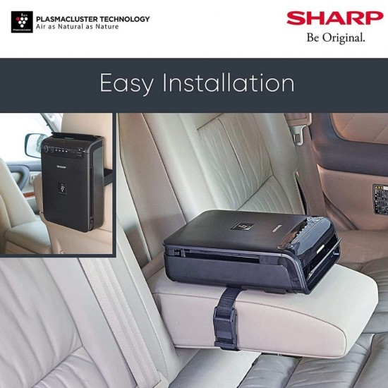 Sharp FP-JC2M-B Dual Purification Technology Elegant Design Car Air Purifier, Black