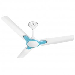 Standard Qite Pro 1200mm 3 Blade Dual Colour Finish Ceiling Fan, Pearl White Baby Blue