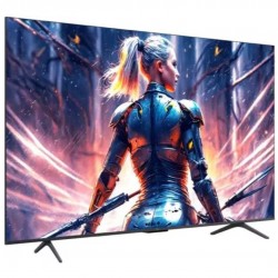 TCL 139 cm (55 inches) 4K Ultra HD Smart QLED Google TV 55C71B, Black