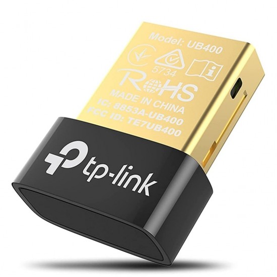 TP-Link UB400 Bluetooth Dongle for PC 4.0 Nano USB Adapter, Black