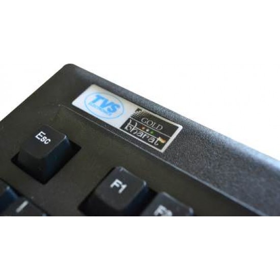 TVS Gold Wired USB Desktop Keyboard Connectivity USB, Black      
