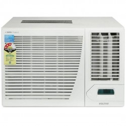 Voltas 1.5 Ton 3 Star Window AC R32 WAC 183 DZA/183 CZP (Copper Condenser), White
